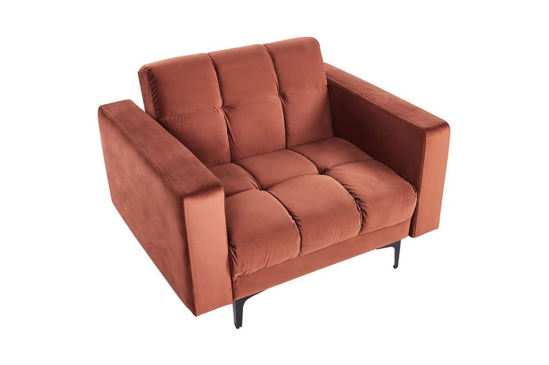 Fåtölj Alnes Röd/Svart - Röd/Svart - Möbler - Stolar & fåtöljer - Fåtölj