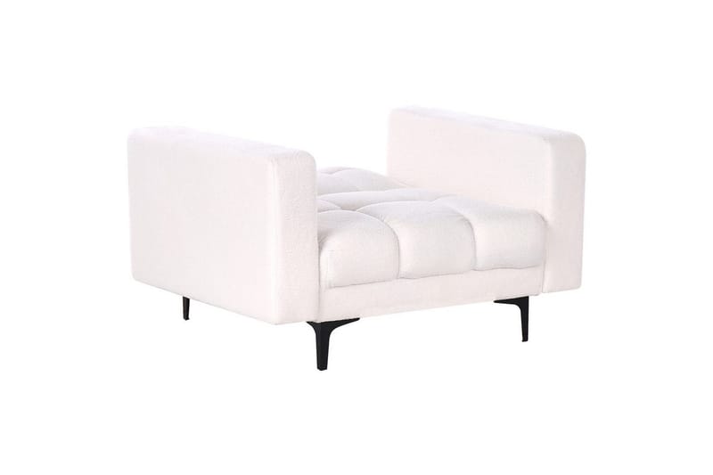 Fåtölj Alnes Vit/Svart - Vit/Svart - Möbler - Stolar & fåtöljer - Fåtölj