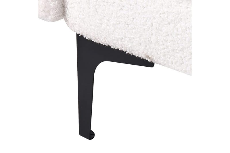 Fåtölj Alnes Vit/Svart - Vit/Svart - Möbler - Stolar & fåtöljer - Fåtölj