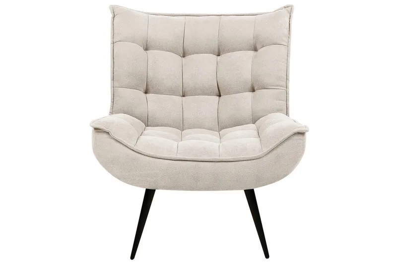 Fåtölj Alvesta - Beige, svart - Möbler - Stolar & fåtöljer - Fåtölj