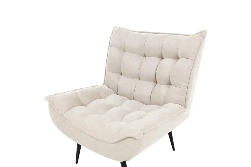 Fåtölj Alvesta - Beige, svart - Möbler - Stolar & fåtöljer - Fåtölj