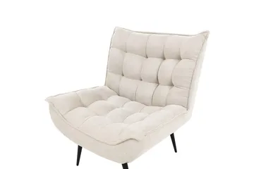 Fåtölj Alvesta - Beige, svart - Möbler - Stolar & fåtöljer - Fåtölj