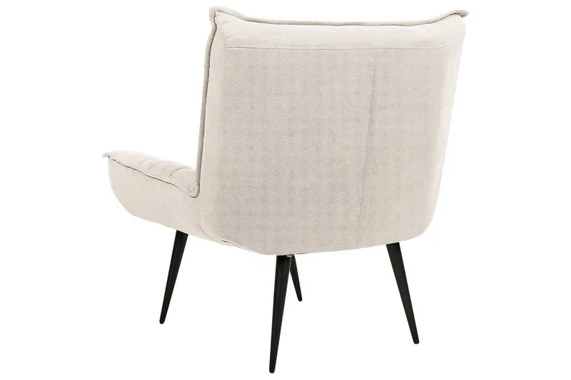 Fåtölj Alvesta - Beige, svart - Möbler - Stolar & fåtöljer - Fåtölj