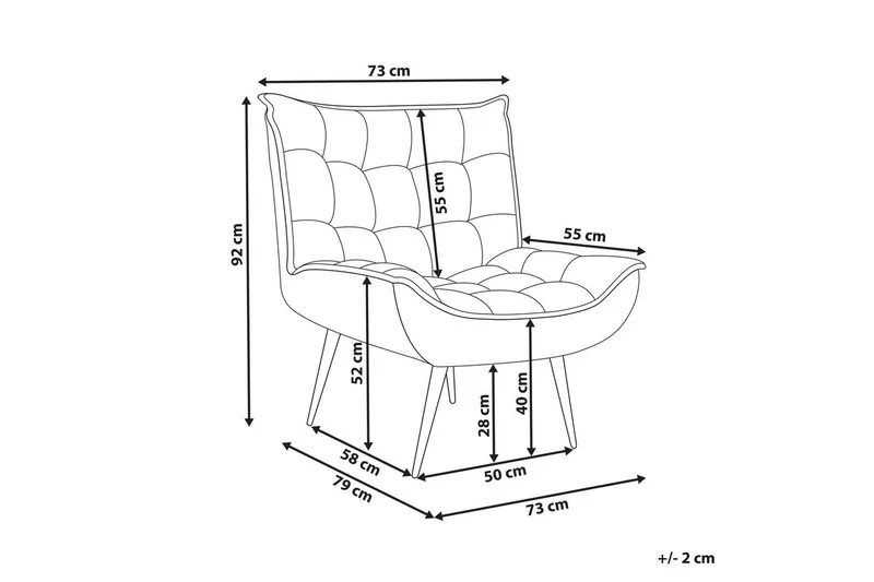 Fåtölj Alvesta - Grön, Svart - Möbler - Stolar & fåtöljer - Fåtölj
