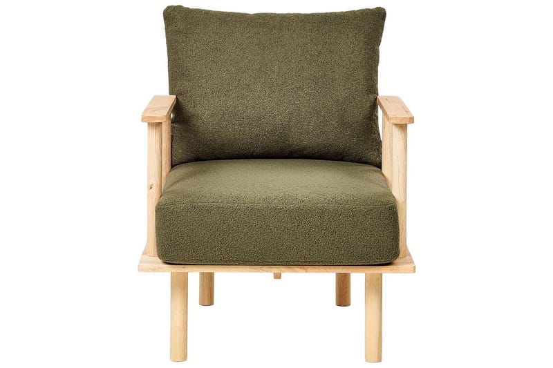 Fåtölj Asker - Grönt, ljust trä - Möbler - Stolar & fåtöljer - Fåtölj