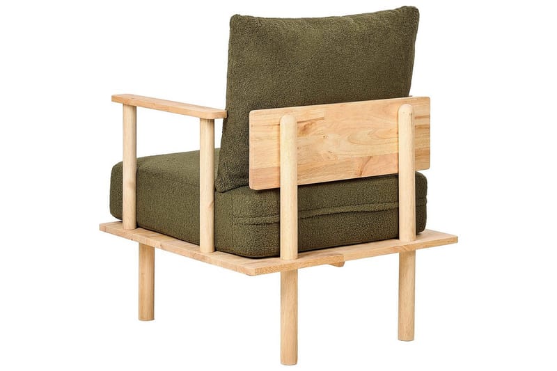 Fåtölj Asker - Grönt, ljust trä - Möbler - Stolar & fåtöljer - Fåtölj