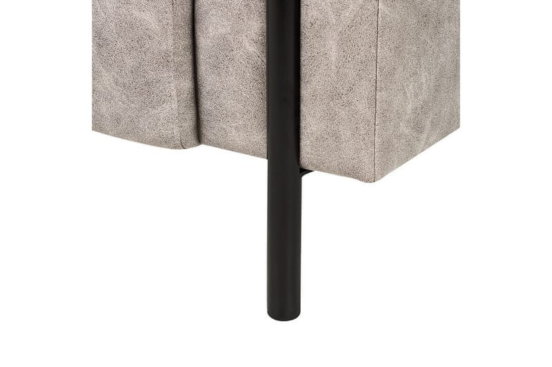 Fåtölj Askim - Ljusgrå, svart/Polyester - Möbler - Stolar & fåtöljer - Fåtölj