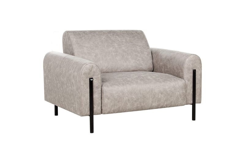 Fåtölj Askim, Ljusgrå, svart/Polyester