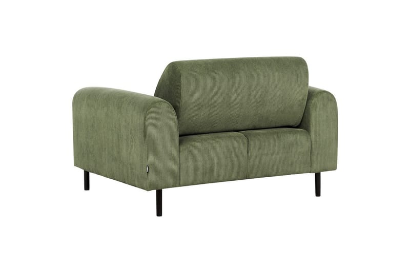 Fåtölj Askim - Olivgrön, Svart/Manchestertyg - Möbler - Stolar & fåtöljer - Fåtölj