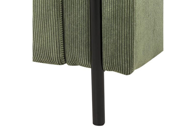 Fåtölj Askim - Olivgrön, Svart/Manchestertyg - Möbler - Stolar & fåtöljer - Fåtölj