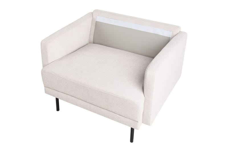 Fåtölj Breda - Beige, svart - Möbler - Stolar & fåtöljer - Fåtölj