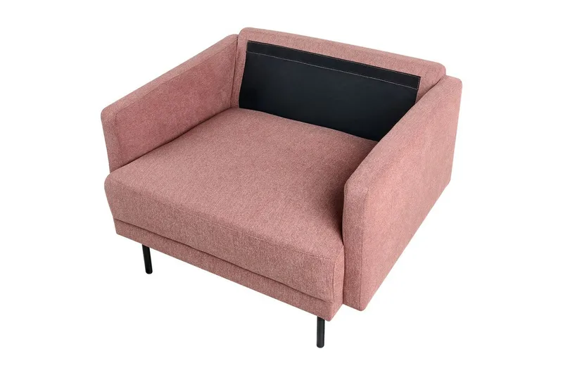 Fåtölj Breda - Rosa, Svart - Möbler - Stolar & fåtöljer - Fåtölj