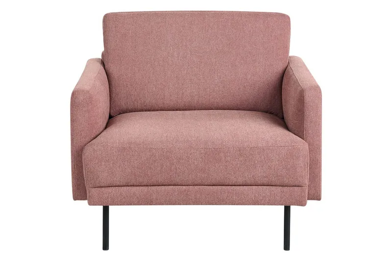Fåtölj Breda - Rosa, Svart - Möbler - Stolar & fåtöljer - Fåtölj