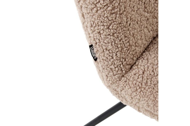 Fåtölj Cotulla - Beige, svart/Bouclé - Möbler - Stolar & fåtöljer - Fåtölj