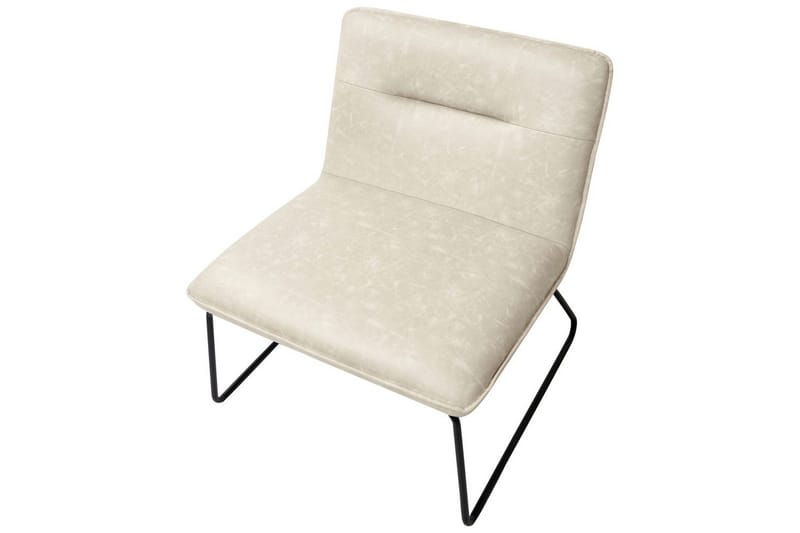 Fåtölj Cotulla - Beige/Konstläder - Möbler - Stolar & fåtöljer - Fåtölj