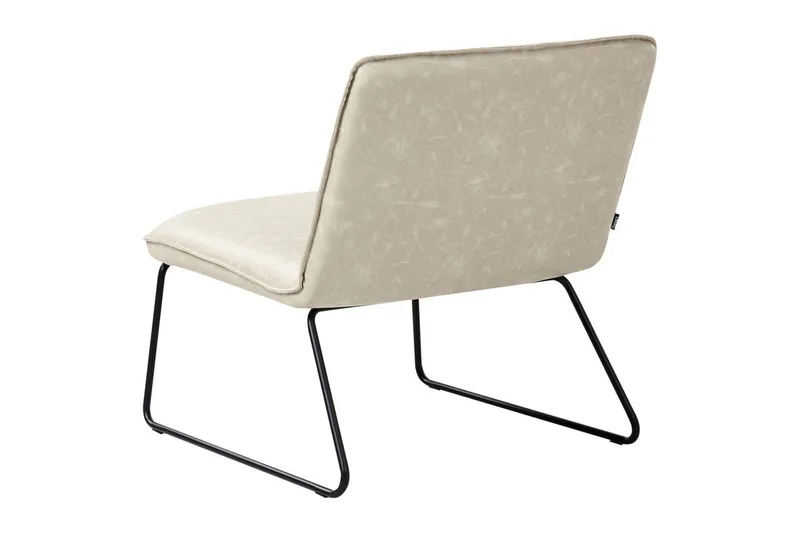 Fåtölj Cotulla - Beige/Konstläder - Möbler - Stolar & fåtöljer - Fåtölj