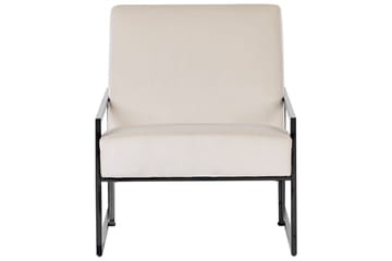 Fåtölj Delary - Beige, svart - Möbler - Stolar & fåtöljer - Fåtölj