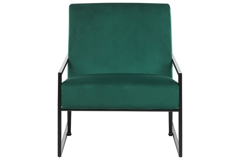 Fåtölj Delary - Grön, Svart - Möbler - Stolar & fåtöljer - Fåtölj
