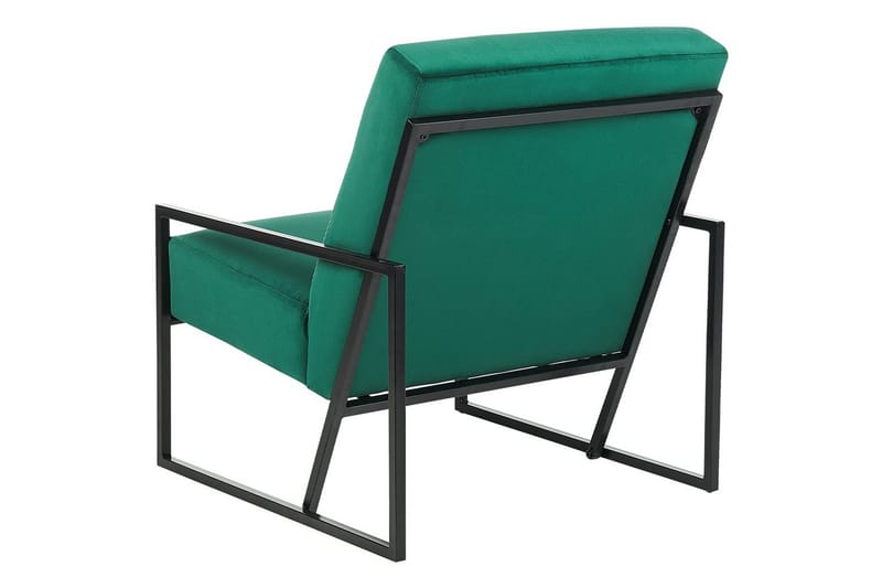 Fåtölj Delary - Grön, Svart - Möbler - Stolar & fåtöljer - Fåtölj