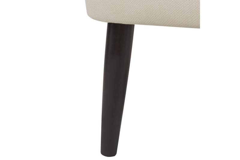 Fåtölj Dvenberg - Beige, svart, ljust trä - Möbler - Stolar & fåtöljer - Fåtölj