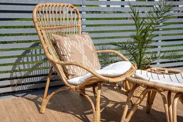 Fåtölj Ella Utomhus - Off-white - Utemöbler - Loungemöbler - Loungestol utomhus