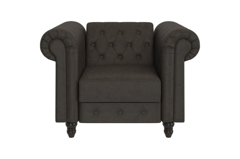 Fåtölj Felix Antracit, Mikrofiber/Trä/Metall - Antracit, Mikrofiber/Trä/Metall - Möbler - Stolar & fåtöljer - Fåtölj