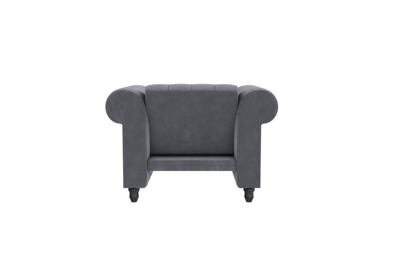 Fåtölj Felix Antracit, Sammet/Trä/Metall - Antracit, Sammet/Trä/Metall - Möbler - Stolar & fåtöljer - Fåtölj