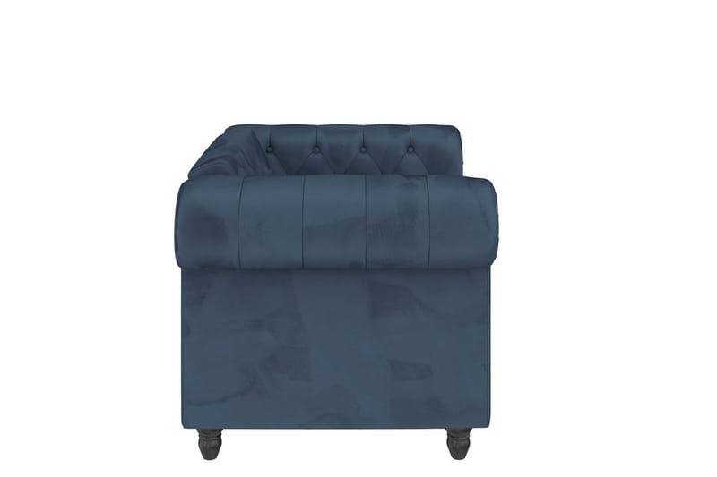 Fåtölj Felix Blå, Sammet/Trä/Metall - Blå, Sammet/Trä/Metall - Möbler - Stolar & fåtöljer - Fåtölj