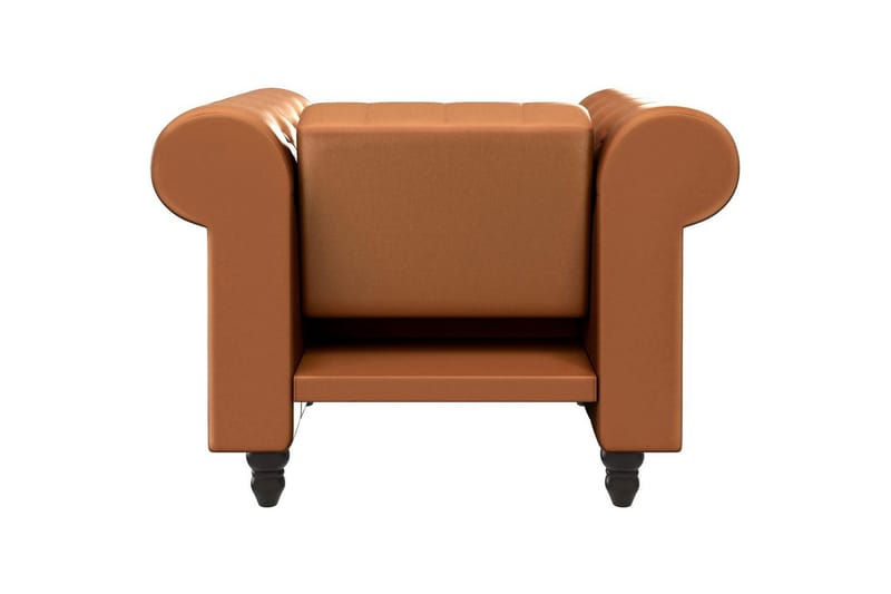 Fåtölj Felix Cognac, PU/trä/metall - Cognac, PU/trä/metall - Möbler - Stolar & fåtöljer - Fåtölj