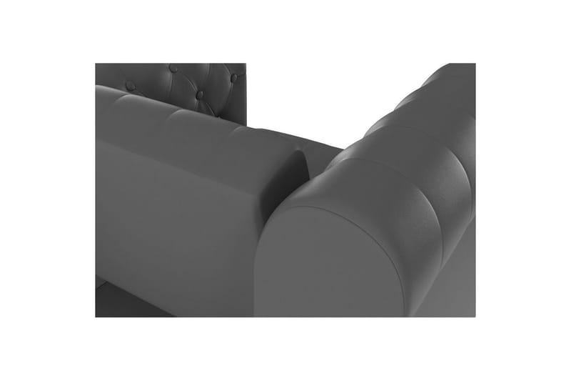 Fåtölj Felix Grå, PU/trä/metall - Grå, PU/trä/metall - Möbler - Stolar & fåtöljer - Fåtölj