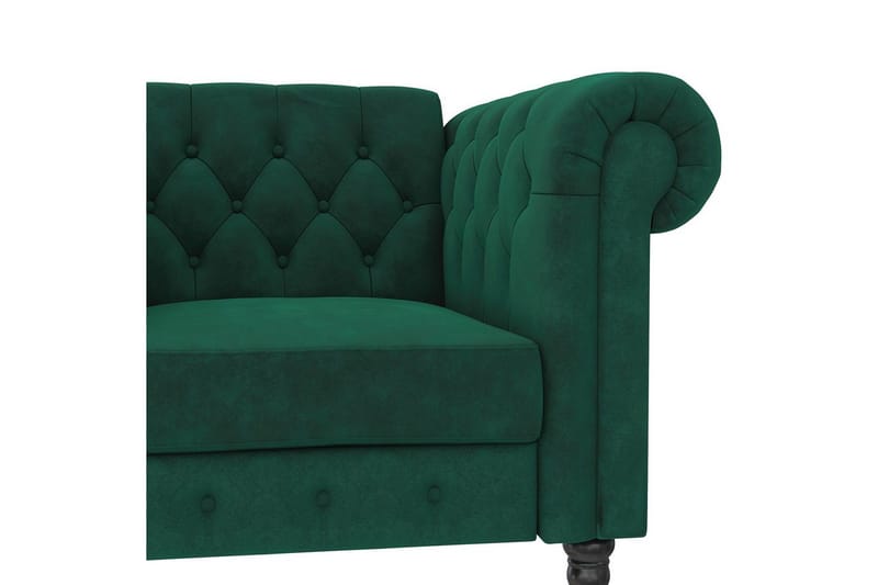 Fåtölj Felix Mörkgrön, Sammet/Trä/Metall - Mörkgrön, Sammet/Trä/Metall - Möbler - Stolar & fåtöljer - Fåtölj