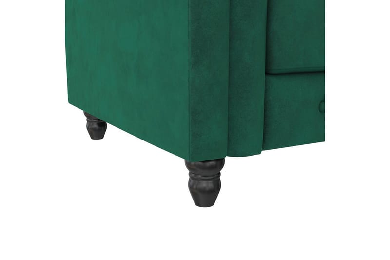 Fåtölj Felix Mörkgrön, Sammet/Trä/Metall - Mörkgrön, Sammet/Trä/Metall - Möbler - Stolar & fåtöljer - Fåtölj