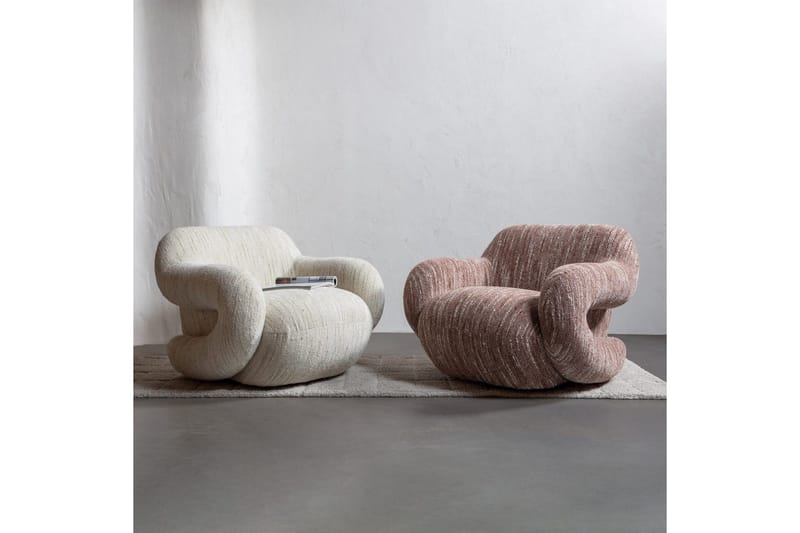 Fåtölj Folke - Gammal Rosa Melange - Möbler - Stolar & fåtöljer - Fåtölj