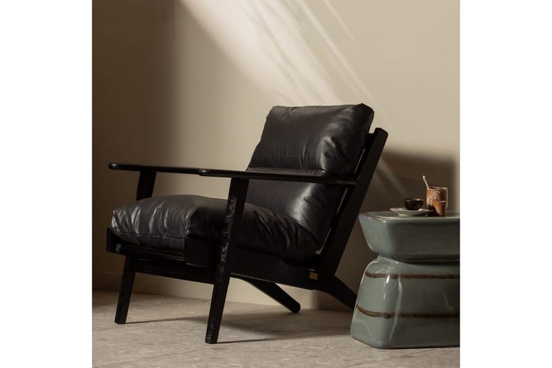 Fåtölj Houston - Svart - Möbler - Stolar & fåtöljer - Fåtölj