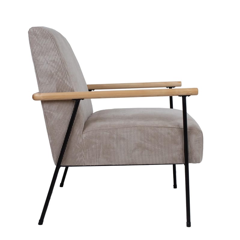 Fåtölj Jade 63x75,5x85,5 cm - Gråbeige - Möbler - Stolar & fåtöljer - Fåtölj