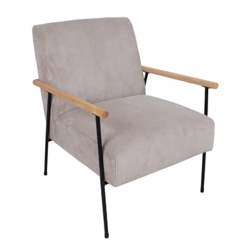 Fåtölj Jade 63x75,5x85,5 cm - Gråbeige - Möbler - Stolar & fåtöljer - Fåtölj - Skinnfåtölj & läderfåtölj