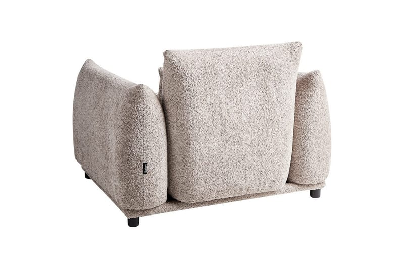 Fåtölj Jamsa - Beige, svart - Möbler - Stolar & fåtöljer - Fåtölj
