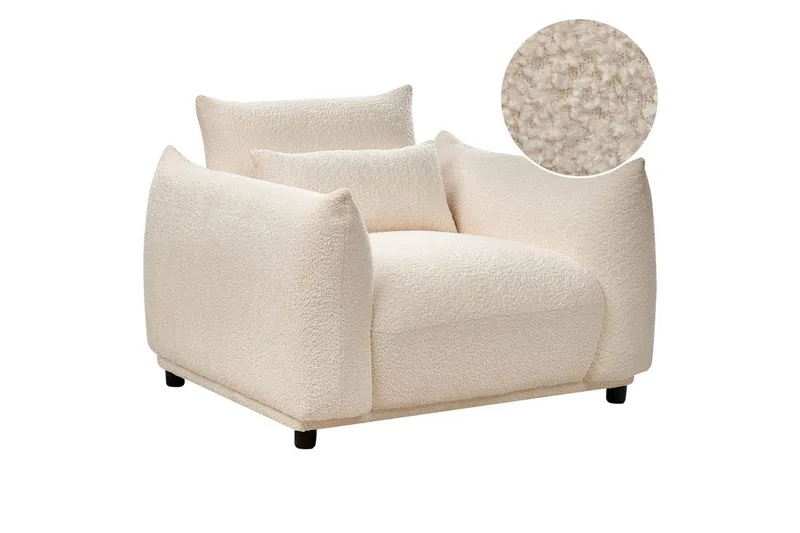 Fåtölj Jamsa, Vit, Svart