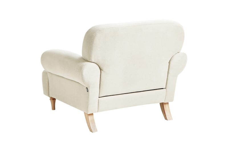 Fåtölj Kiberg - Beige, ljust trä - Möbler - Stolar & fåtöljer - Fåtölj