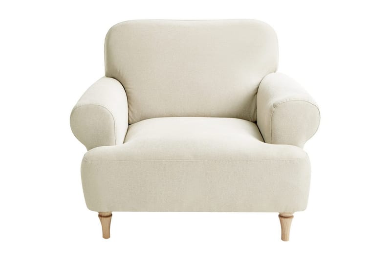 Fåtölj Kiberg - Beige, ljust trä - Möbler - Stolar & fåtöljer - Fåtölj