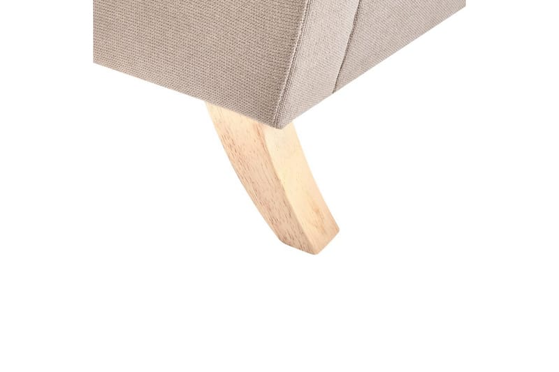 Fåtölj Kiberg - Taupe, ljust trä - Möbler - Stolar & fåtöljer - Fåtölj