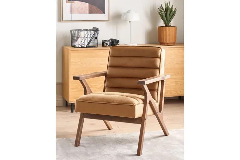 Fåtölj Kisa - Brunt, mörkt trä - Möbler - Stolar & fåtöljer - Fåtölj