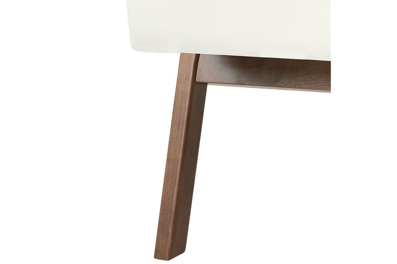 Fåtölj Kisa - Vitt, mörkt trä - Möbler - Stolar & fåtöljer - Fåtölj