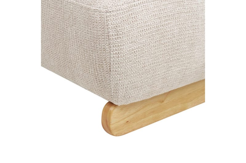 Fåtölj Kokkola - Beige, ljust trä - Möbler - Stolar & fåtöljer - Fåtölj