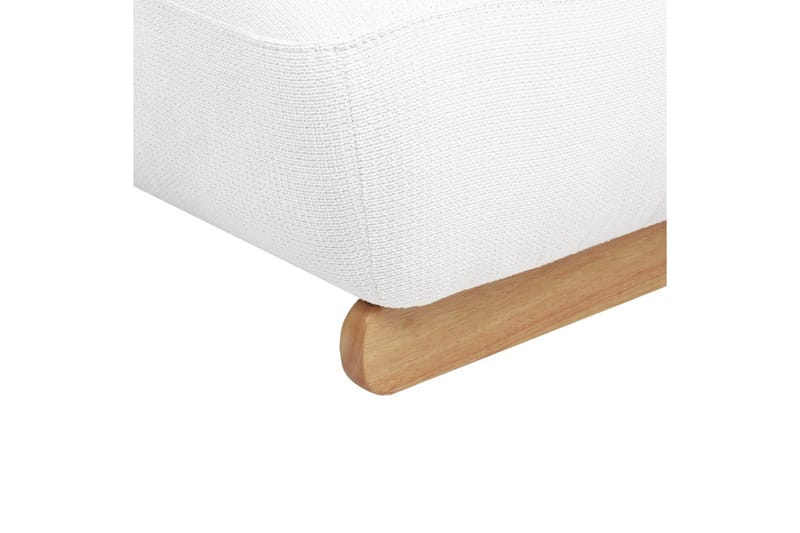 Fåtölj Kokkola - Vit, ljust trä - Möbler - Stolar & fåtöljer - Fåtölj