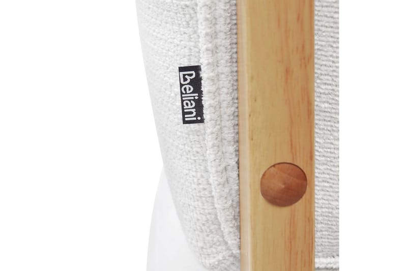 Fåtölj Kokkola - Vit, ljust trä - Möbler - Stolar & fåtöljer - Fåtölj