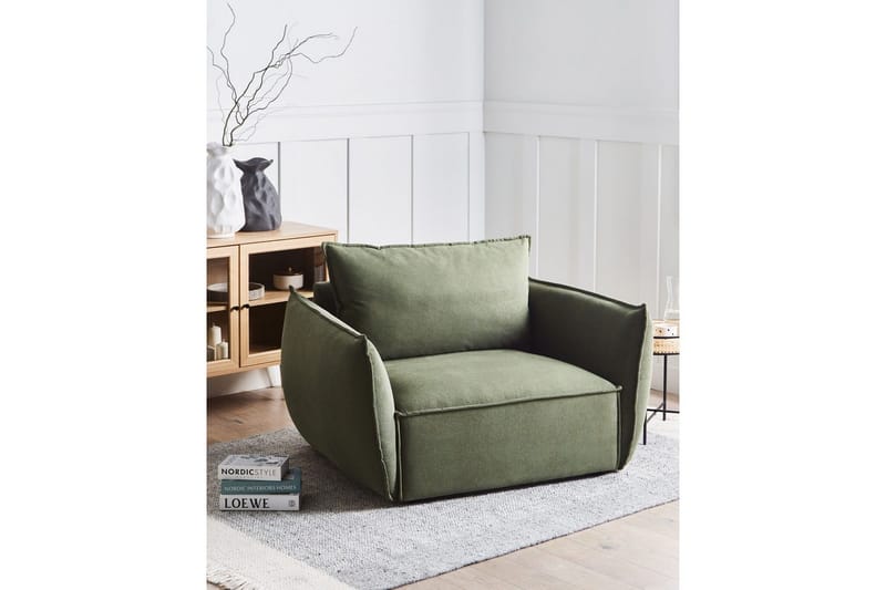 Fåtölj Kunes - Grön - Möbler - Stolar & fåtöljer - Fåtölj