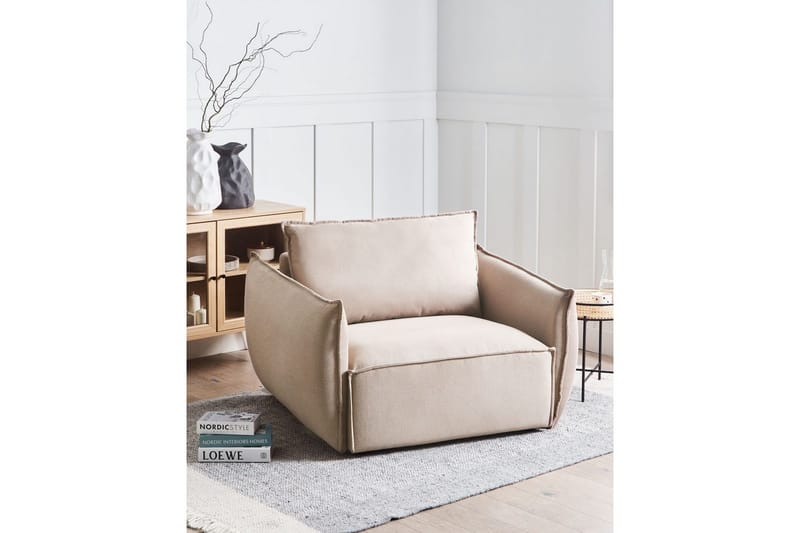 Fåtölj Kunes - Taupe - Möbler - Stolar & fåtöljer - Fåtölj