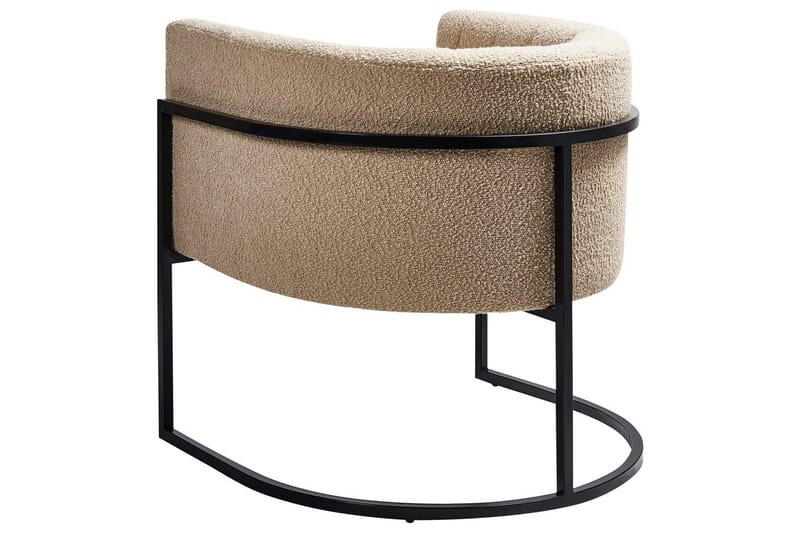 Fåtölj Larvik II Beige/svart - Beige/svart - Möbler - Stolar & fåtöljer - Fåtölj