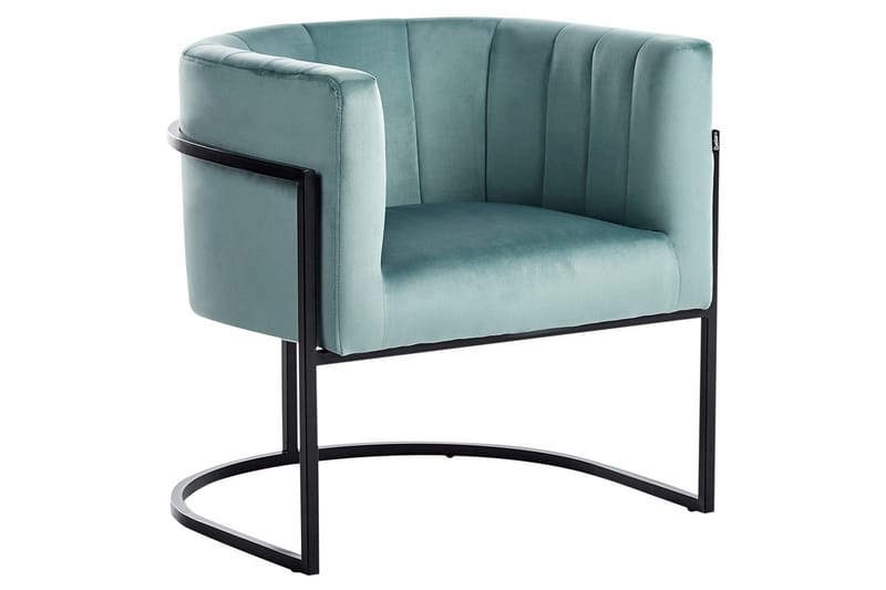 Fåtölj Larvik II Grön/Svart - Grön/Svart - Möbler - Stolar & fåtöljer - Fåtölj